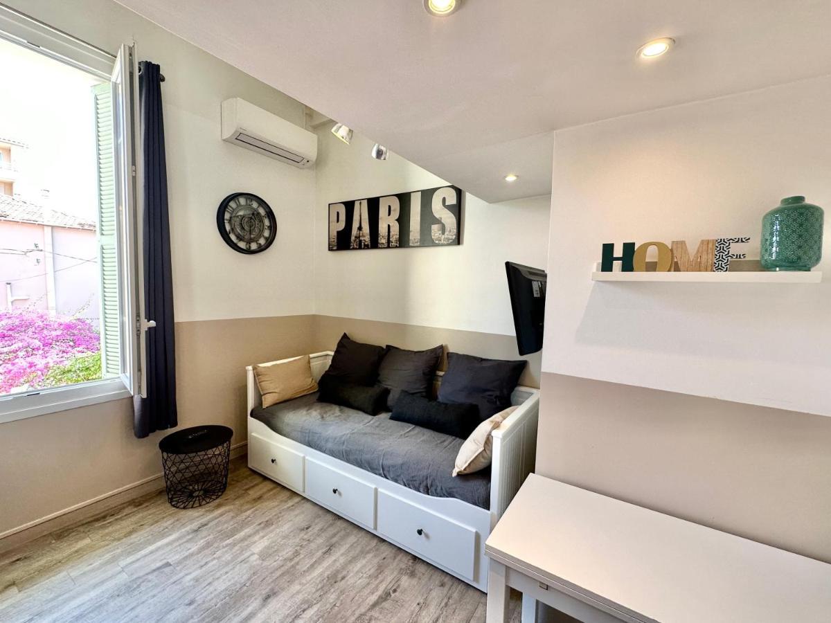 Studio Avec Clim A 100M Plage - 15Min Centre Ville Nice Extérieur photo